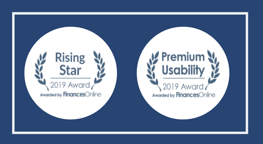 Vizitor wins Premium usability & Rising star award on FinancesOnline 2019