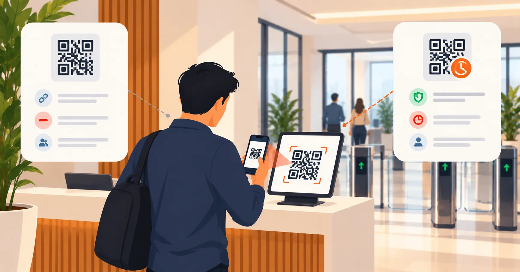 Static vs. Dynamic QR Codes in Visitor Management Static vs. Dynamic QR Codes in Visitor Management