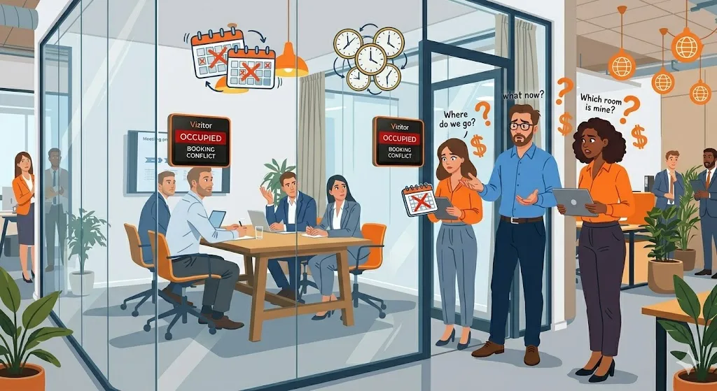 The Hidden Cost of Double-Booked Meeting Rooms: What 90 Days of Workplace Data Reveals