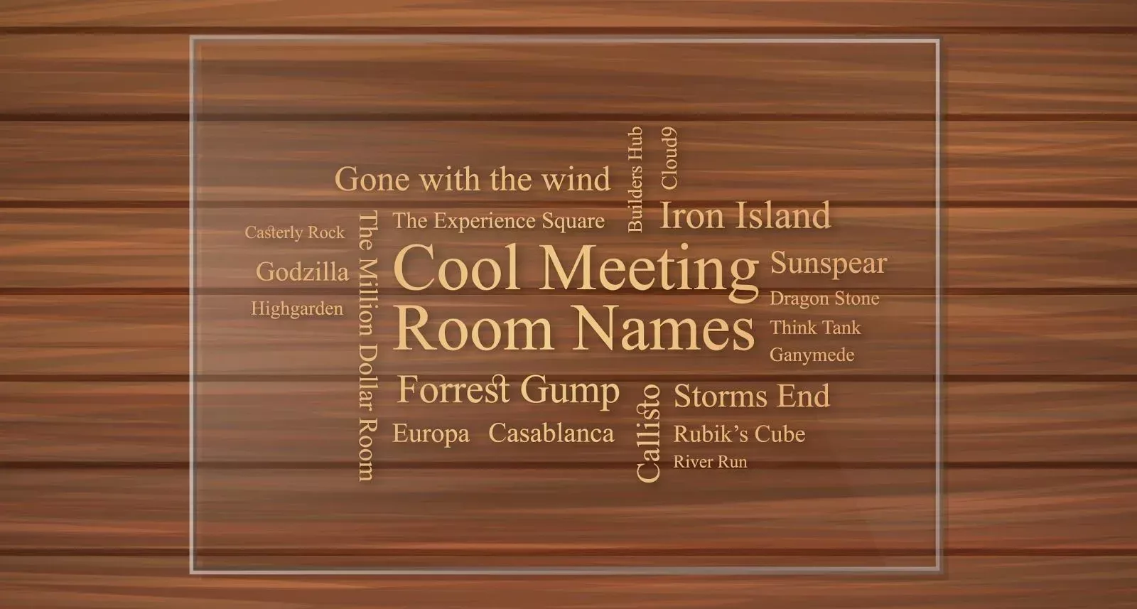 Conference Room Names: Ideas That Actually Work Conference Room Names: Ideas That Actually Work