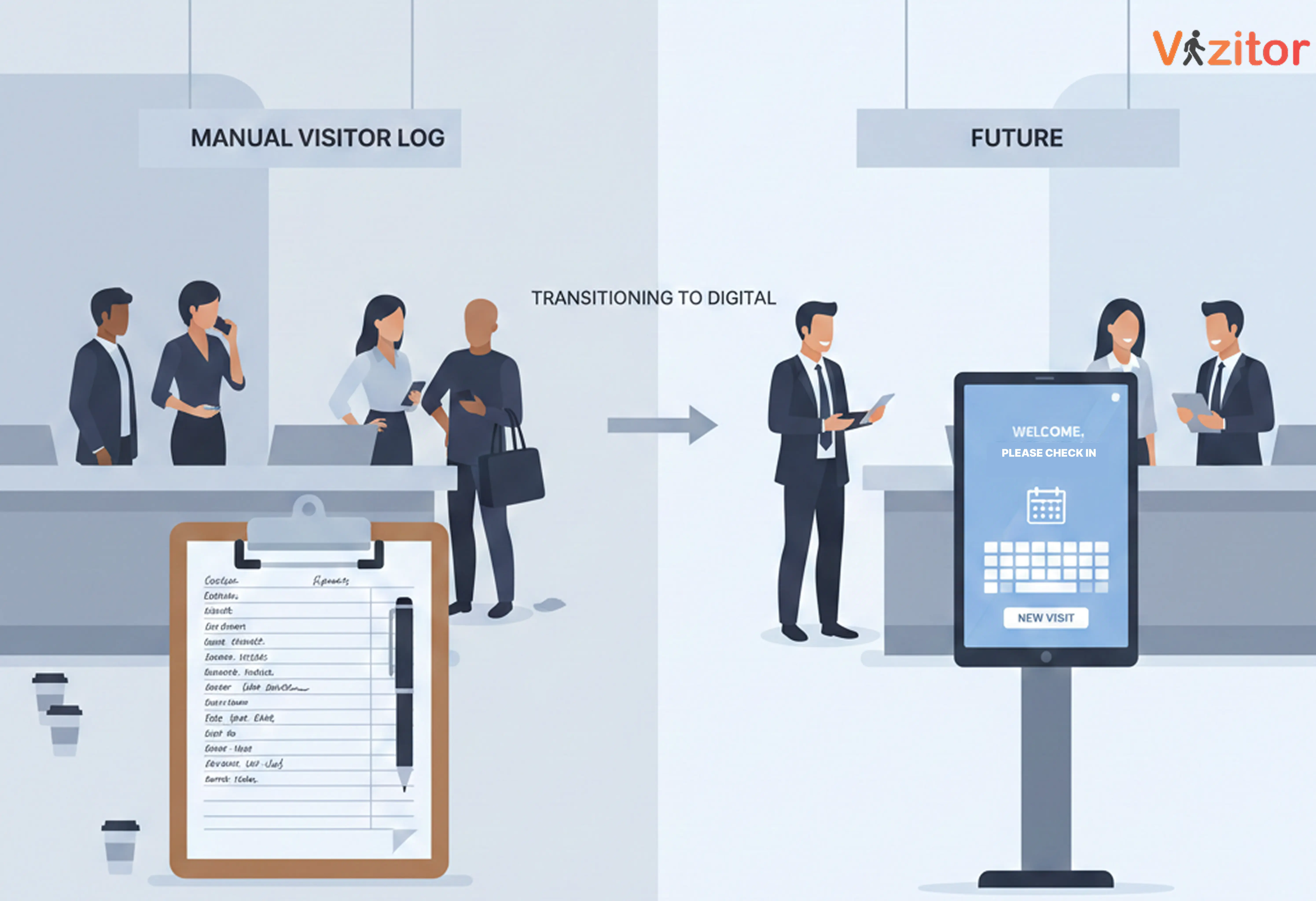 How to Replace Manual Visitor Logs Without Disrupting Front Desk Operations