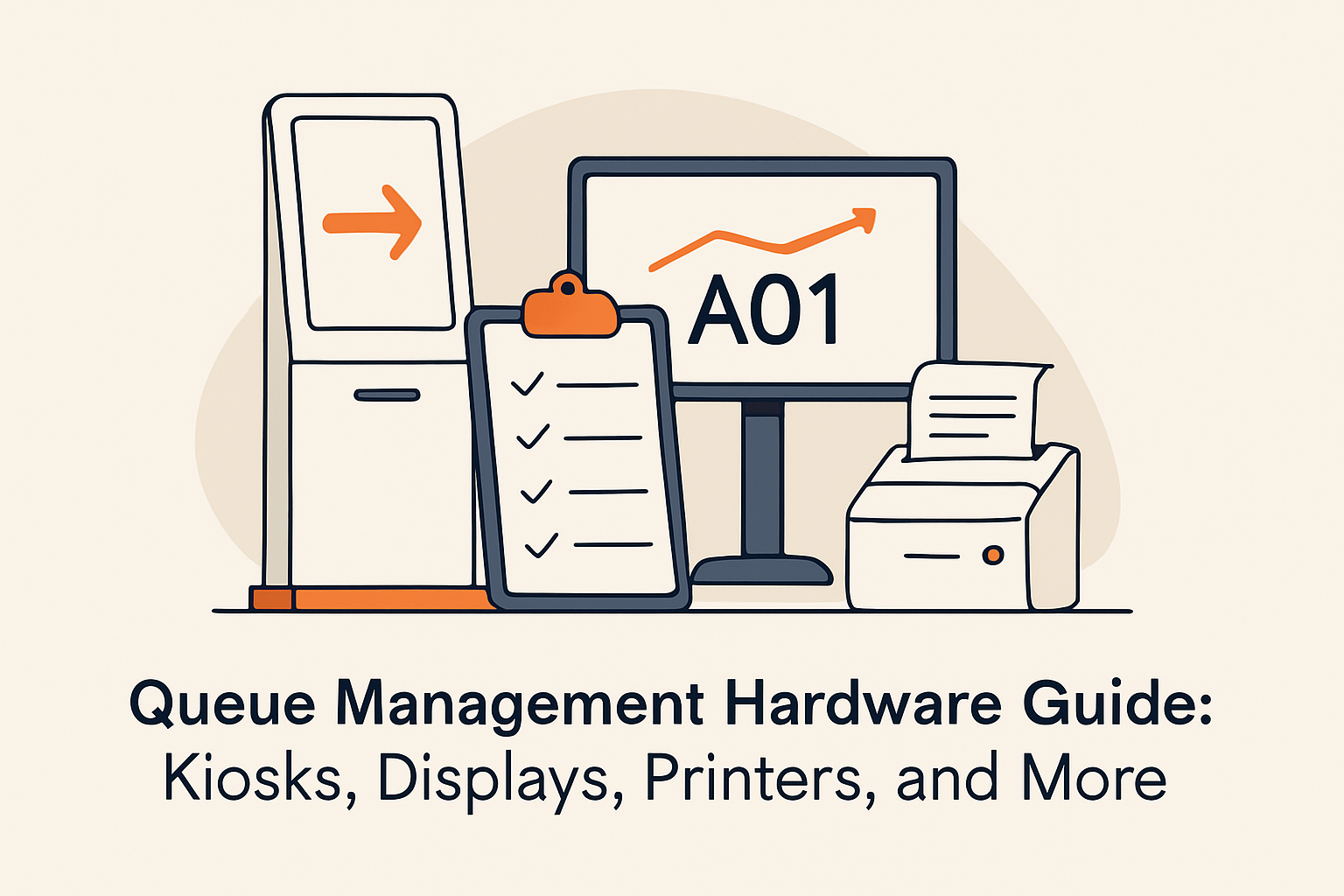 Queue Management Hardware Guide: Kiosks, Displays, Printers, and More