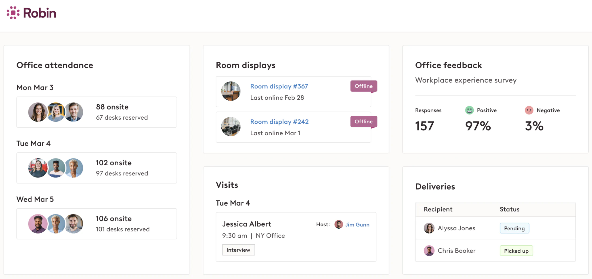 Robin - Space Management Software