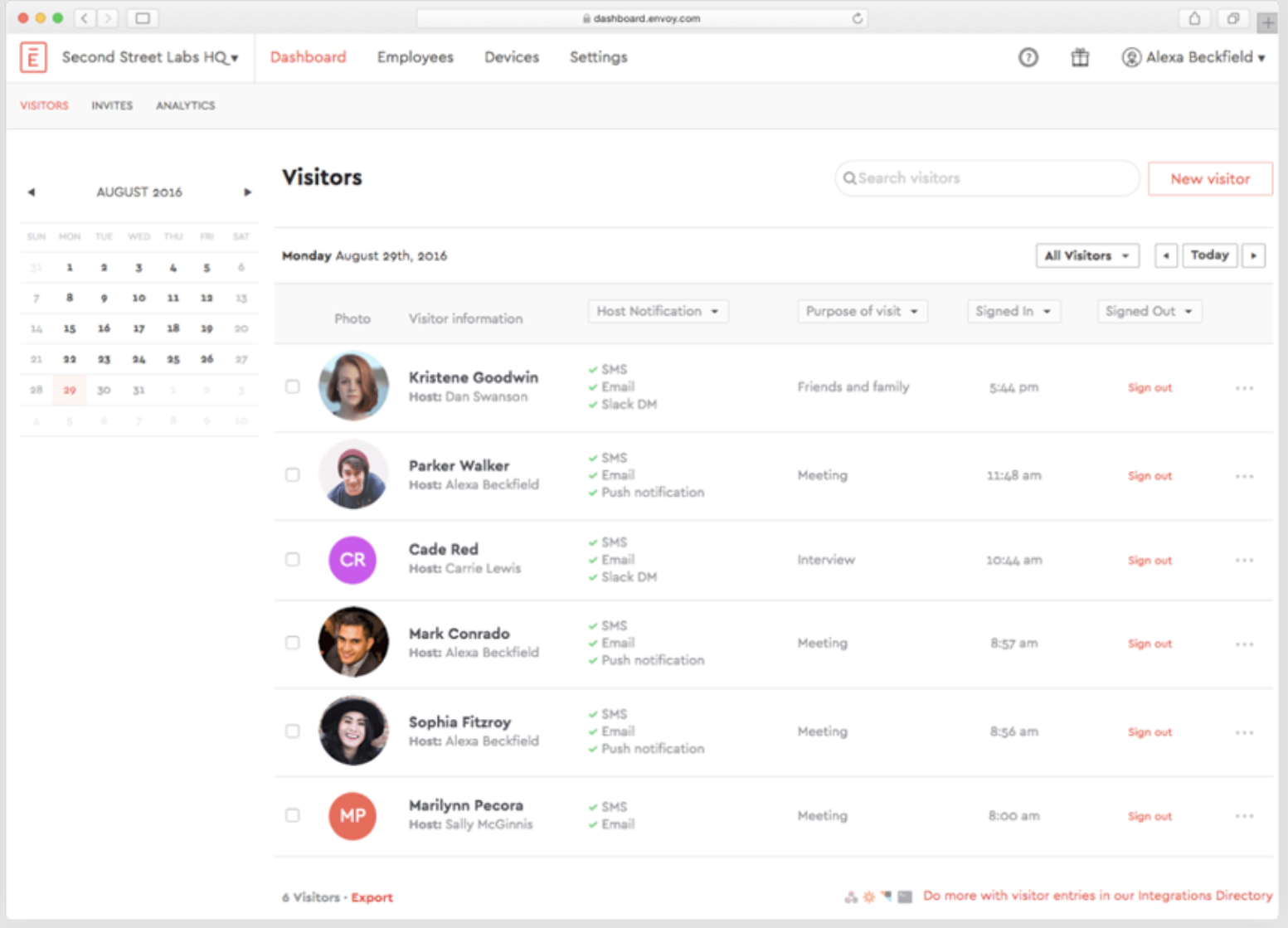 Envoy - Space Management Software