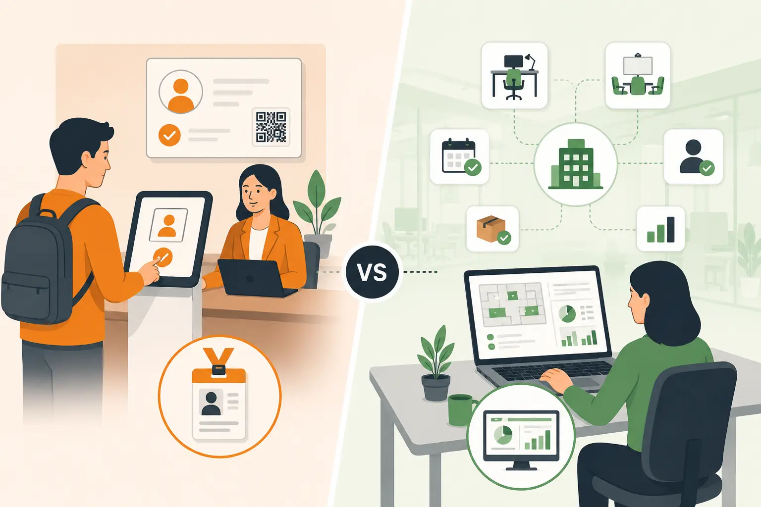 Visitor Management System vs Workplace Management System
