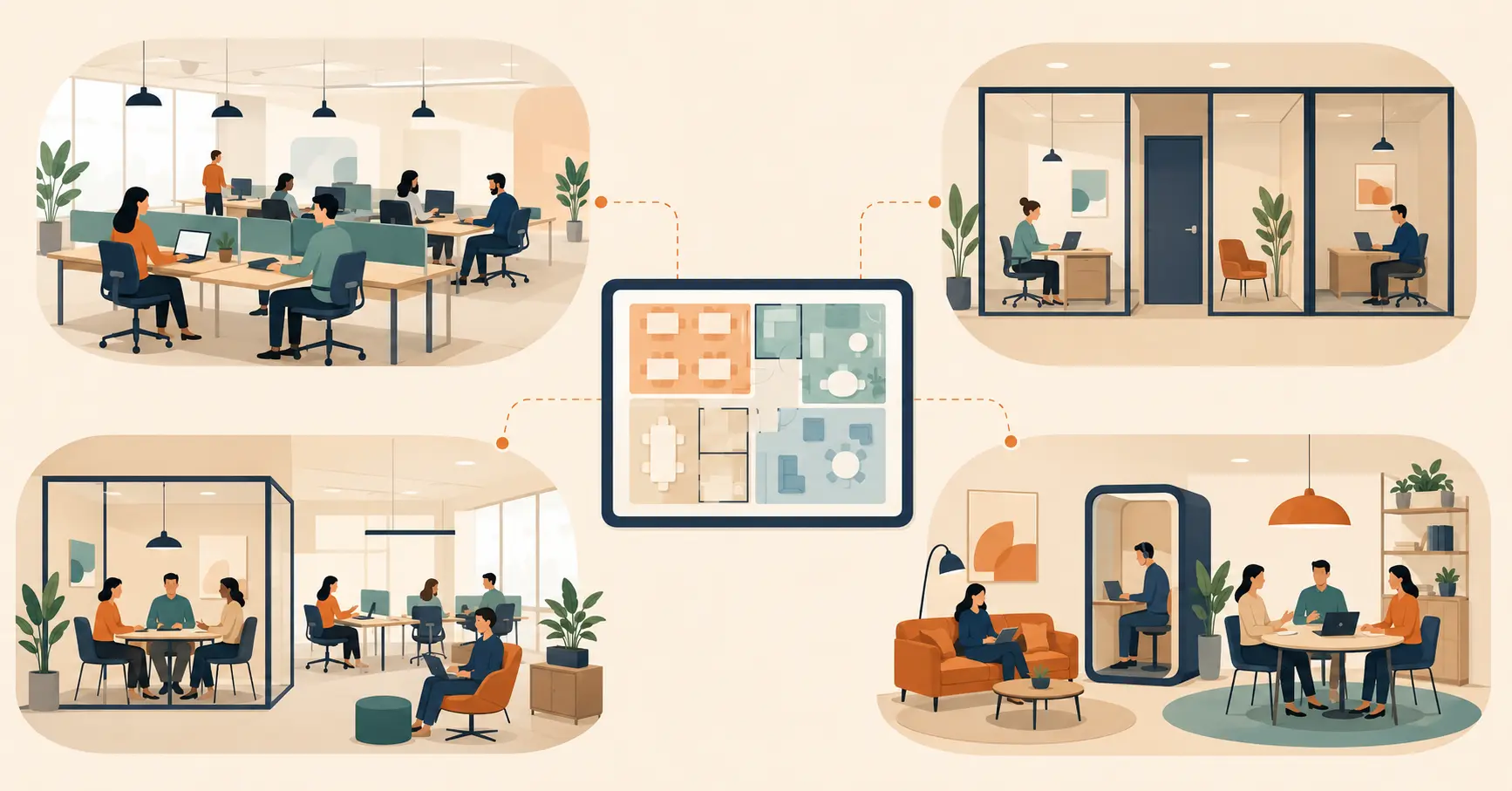 Office Layout Types: Open, Cellular, Hybrid & Activity-Based Office Layout Types: Open, Cellular, Hybrid & Activity-Based